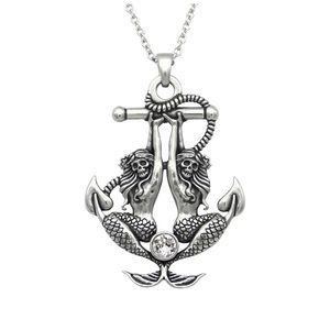 Mermaid Sea Siren Anchor - Holding You Down- Stainless Steel NWT